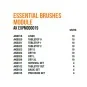 Essential Brushes - AK Interactive AK EXPMOD0019 Essential Brushes - AK Interactive AK EXPMOD0019