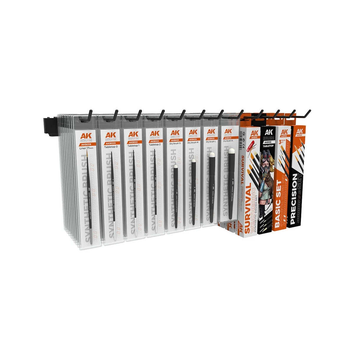 Essential Brushes - AK Interactive AK EXPMOD0019 Essential Brushes - AK Interactive AK EXPMOD0019