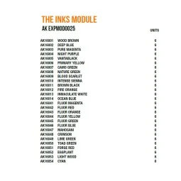The Inks Module - AK Interactive AK EXPMOD0025