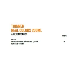 Thinner Real Colors 200 ml. Module - AK Interactive AK EXPMOD0028