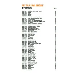Abt 502 Oils 20ml ak Modular Display - AK Interactive AK EXPMOD0030