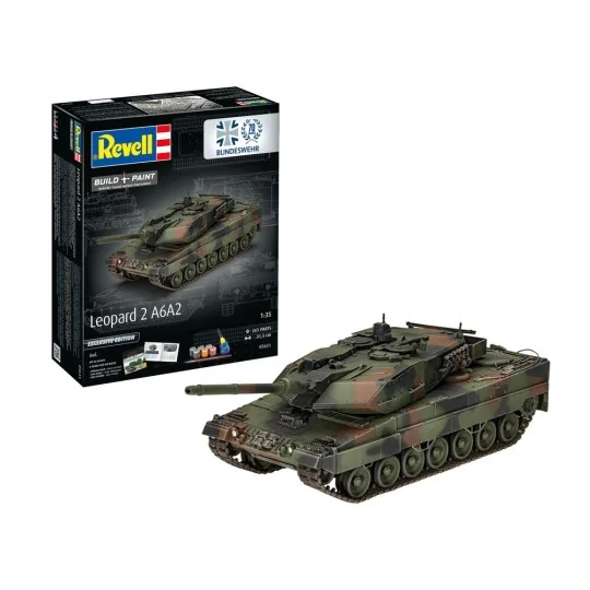 70 Jahre Bundeswehr: Leopard 2 A6A2 Exclusive Edi, 1/35 - Revell 05631 70 Jahre Bundeswehr: Leopard 2 A6A2 Exclusive Edi, 1/35 - Revell 05631