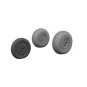 Me 262 wheels for Arma Hobby, 1/72 - Eduard Accessories 672461 Me 262 wheels for Arma Hobby, 1/72 - Eduard Accessories 672461