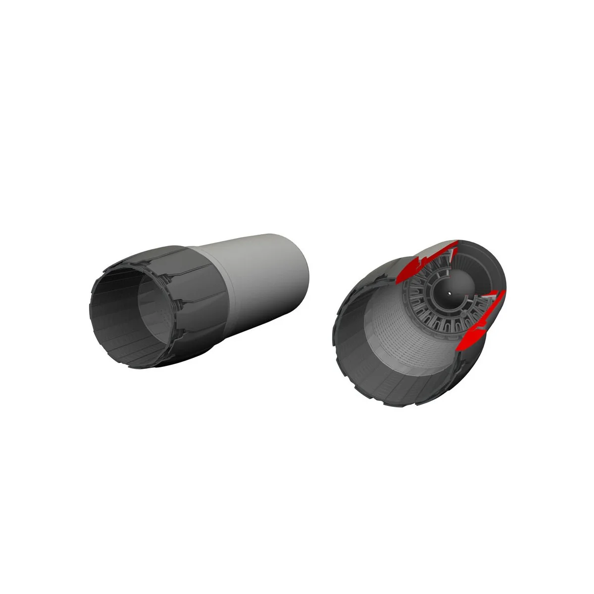 F-14D exhaust nozzles PRINT for Tamiya, 1/72 - Eduard Accessories 6... F-14D exhaust nozzles PRINT for Tamiya, 1/72 - Eduard Accessories 6...