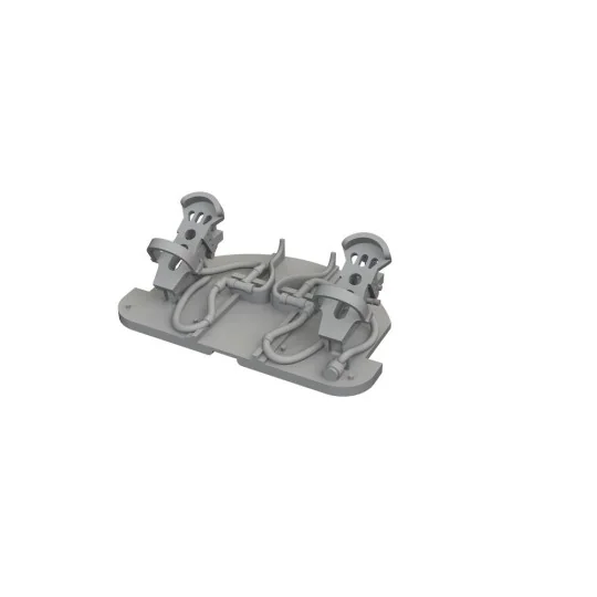 Me 262A rudder pedals PRINT for Arma Hobby, 1/72 - Eduard Accessori...