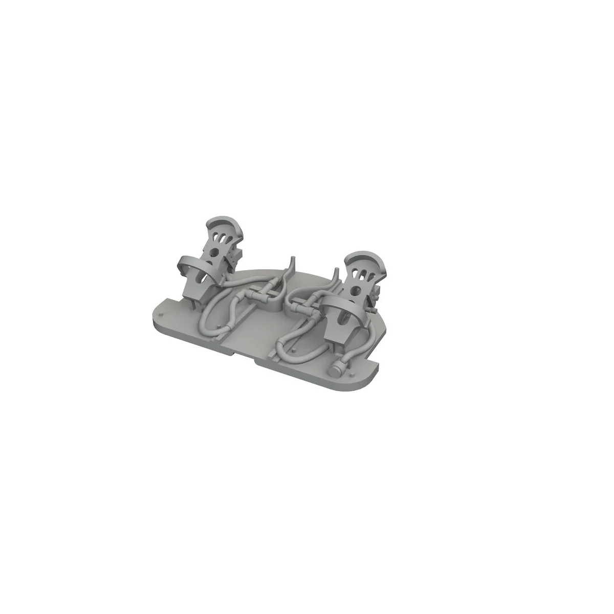 Me 262A rudder pedals PRINT for Arma Hobby, 1/72 - Eduard Accessori...