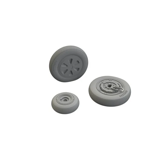 MiG-21R wheels for Eduard, 1/72 - Eduard Accessories 672465 MiG-21R wheels for Eduard, 1/72 - Eduard Accessories 672465