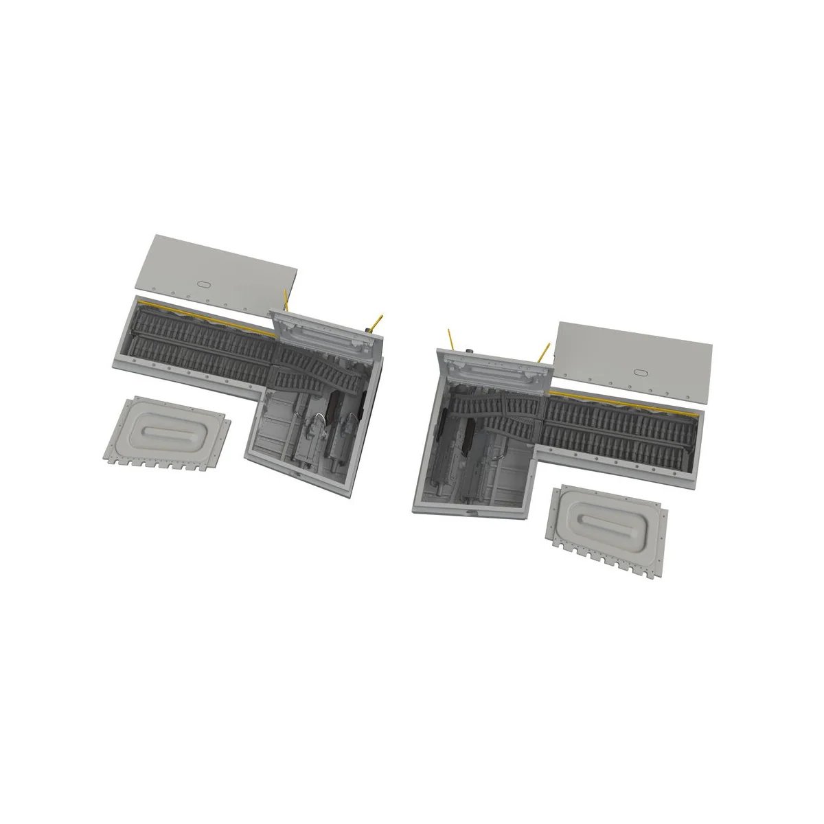 P-51B/C gun bays PRINT for Eduard, 1/32 - Eduard Accessories 632216 P-51B/C gun bays PRINT for Eduard, 1/32 - Eduard Accessories 632216