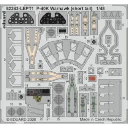 P-40K short tail, 1/48 - Eduard Plastic Kits 82243