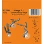 Mirage F.1 Undercarriage Legs for Special Hobby, 1/72 - CMK 129-P72050 Mirage F.1 Undercarriage Legs for Special Hobby, 1/72 - CMK 129-P72050