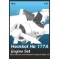 Heinkel He 177A Engine set for Special Hobby, 1/48 - CMK 129-4520 Heinkel He 177A Engine set for Special Hobby, 1/48 - CMK 129-4520