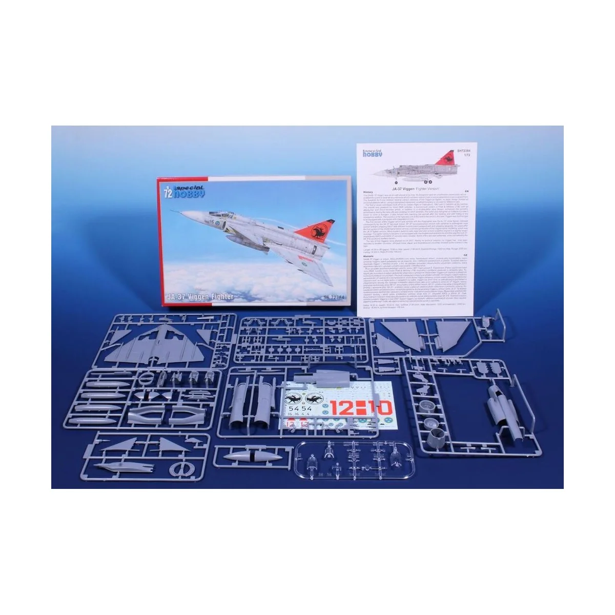 JA-37 Viggen Fighter, 1/72 - Special Hobby 100-SH72384 JA-37 Viggen Fighter, 1/72 - Special Hobby 100-SH72384