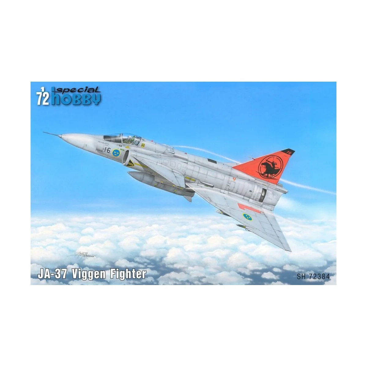 JA-37 Viggen Fighter, 1/72 - Special Hobby 100-SH72384 JA-37 Viggen Fighter, 1/72 - Special Hobby 100-SH72384