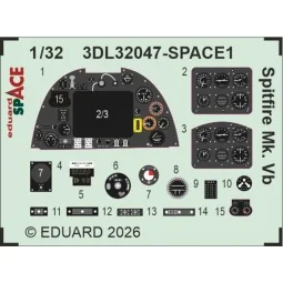 Spitfire Mk.Vb for Kotare, 1/32 - Eduard Accessories BIG33176