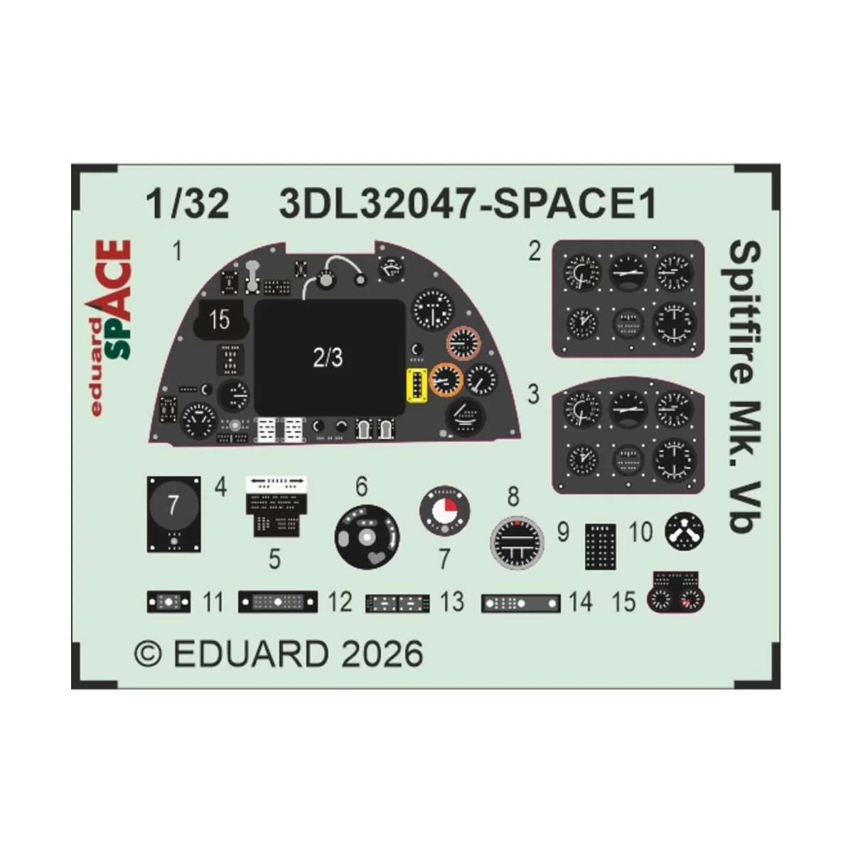 Spitfire Mk.Vb for Kotare, 1/32 - Eduard Accessories BIG33176 Spitfire Mk.Vb for Kotare, 1/32 - Eduard Accessories BIG33176