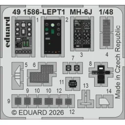 MH-6J for ICM, 1/48 - Eduard Accessories BIG49478 2