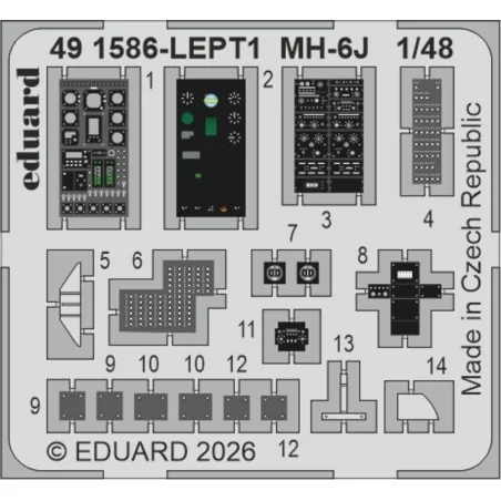 MH-6J for ICM, 1/48 - Eduard Accessories BIG49478