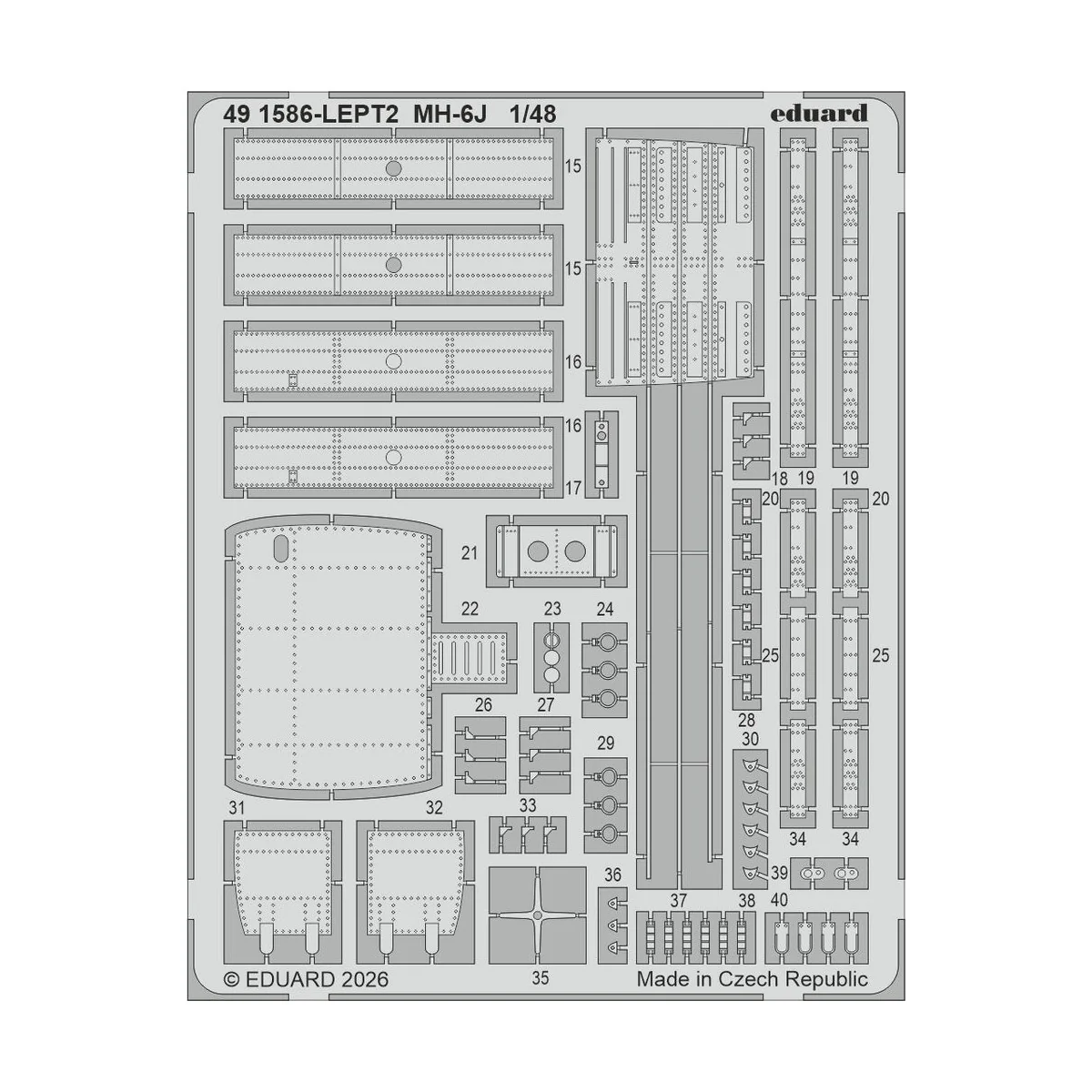 MH-6J for ICM, 1/48 - Eduard Accessories BIG49478 MH-6J for ICM, 1/48 - Eduard Accessories BIG49478