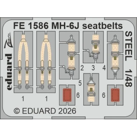 MH-6J for ICM, 1/48 - Eduard Accessories BIG49478