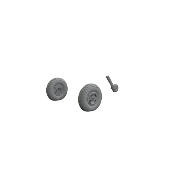 Spitfire Mk.IX wheels for Airfix, 1/48 - Eduard Accessories 6481206 Spitfire Mk.IX wheels for Airfix, 1/48 - Eduard Accessories 6481206