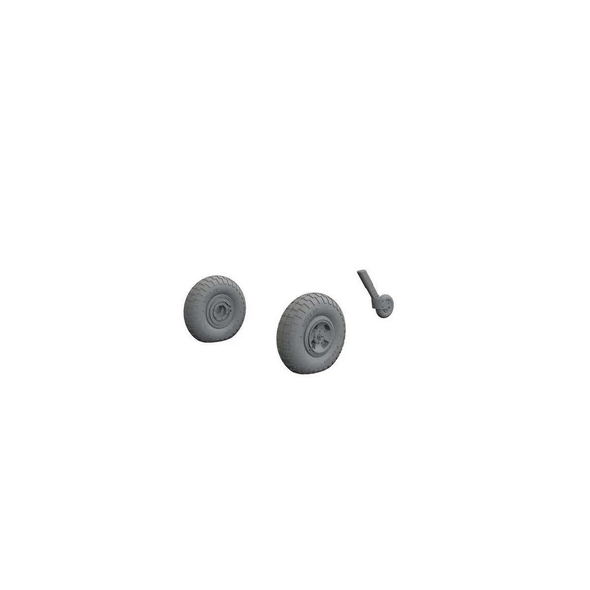 Spitfire Mk.IX wheels for Airfix, 1/48 - Eduard Accessories 6481206 Spitfire Mk.IX wheels for Airfix, 1/48 - Eduard Accessories 6481206