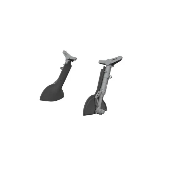 Spitfire Mk.IXe undercarriage legs PRINT for Airfix, 1/48 - Eduard ... Spitfire Mk.IXe undercarriage legs PRINT for Airfix, 1/48 - Eduard ...
