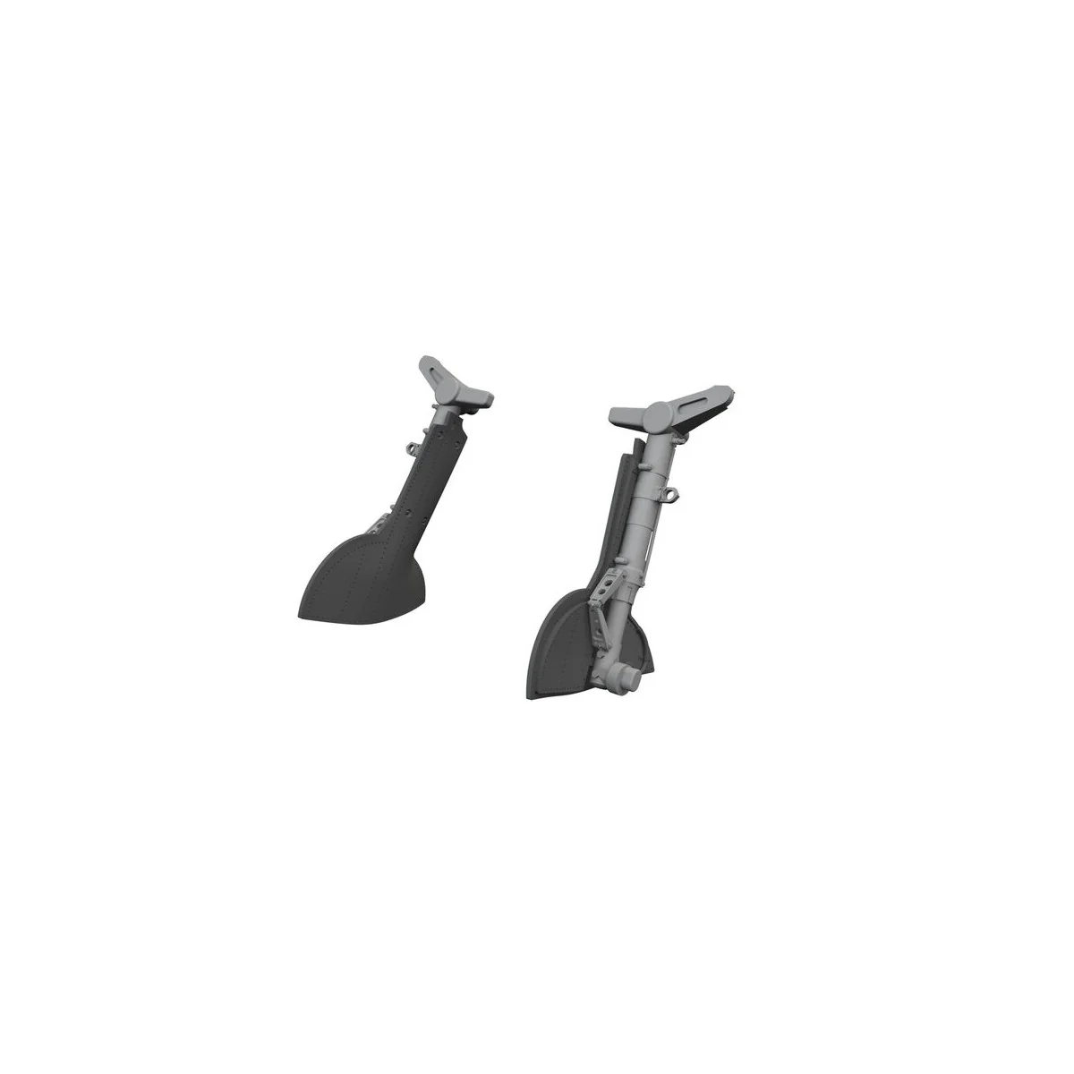 Spitfire Mk.IXe undercarriage legs PRINT for Airfix, 1/48 - Eduard ... Spitfire Mk.IXe undercarriage legs PRINT for Airfix, 1/48 - Eduard ...