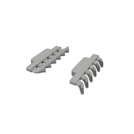 Spitfire Mk.IX exhaust stacks fishtail PRINT for Airfix, 1/48 - Edu...