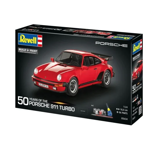 Geschenkset Porsche 911 Turbo 50th Anniversary, 1/24 - Revell 05634
