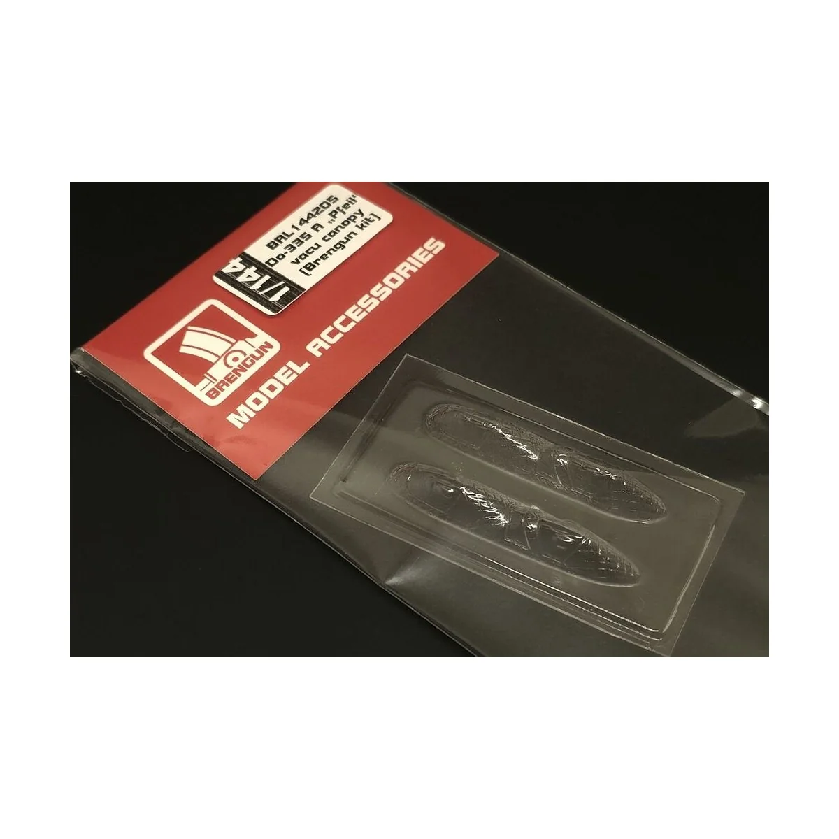 Do-335 A Pfeil - vacu canopy, single seat, 1/144 - Brengun BRL144205 Do-335 A Pfeil - vacu canopy, single seat, 1/144 - Brengun BRL144205