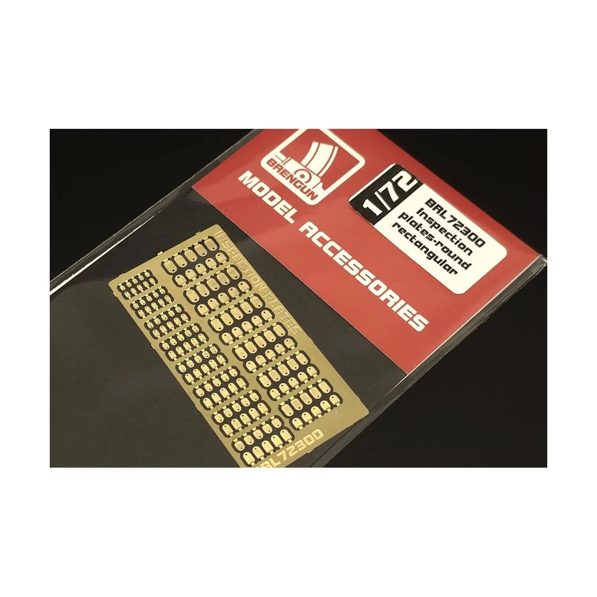 Inspection plates-round rectangular, 1/72 - Brengun BRL72300 Inspection plates-round rectangular, 1/72 - Brengun BRL72300