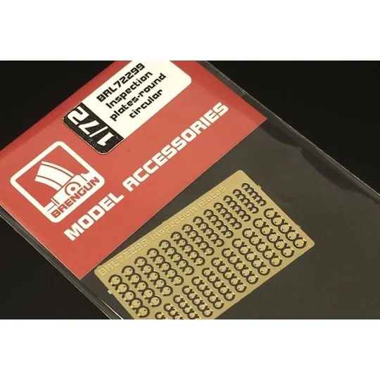 Inspection plates-round circular, 1/72 - Brengun BRL72299