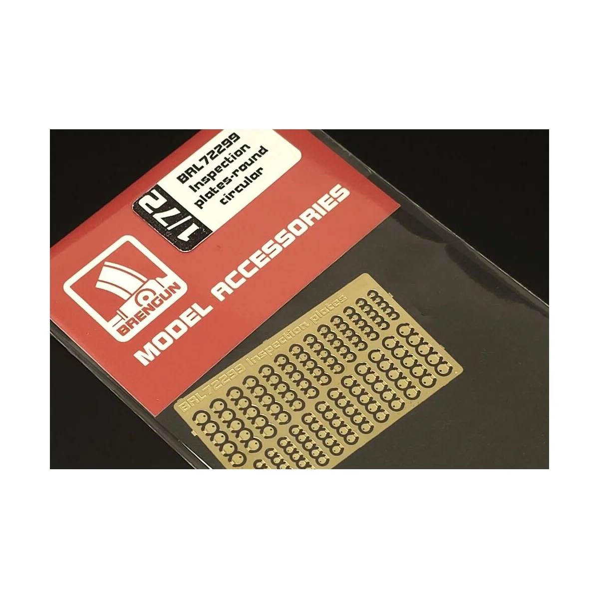 Inspection plates-round circular, 1/72 - Brengun BRL72299