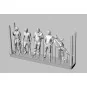Aeroclub members-5 figures (3D print), 1/72 - Brengun BRL72302 Aeroclub members-5 figures (3D print), 1/72 - Brengun BRL72302