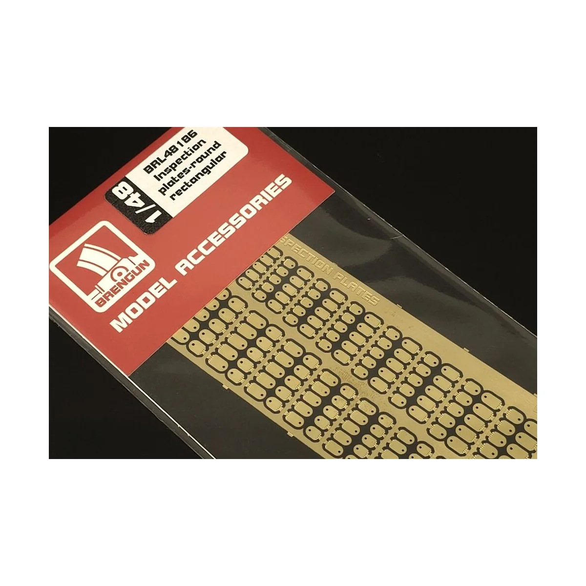 Inspection plates-round rectangular, 1/48 - Brengun BRL48186 Inspection plates-round rectangular, 1/48 - Brengun BRL48186