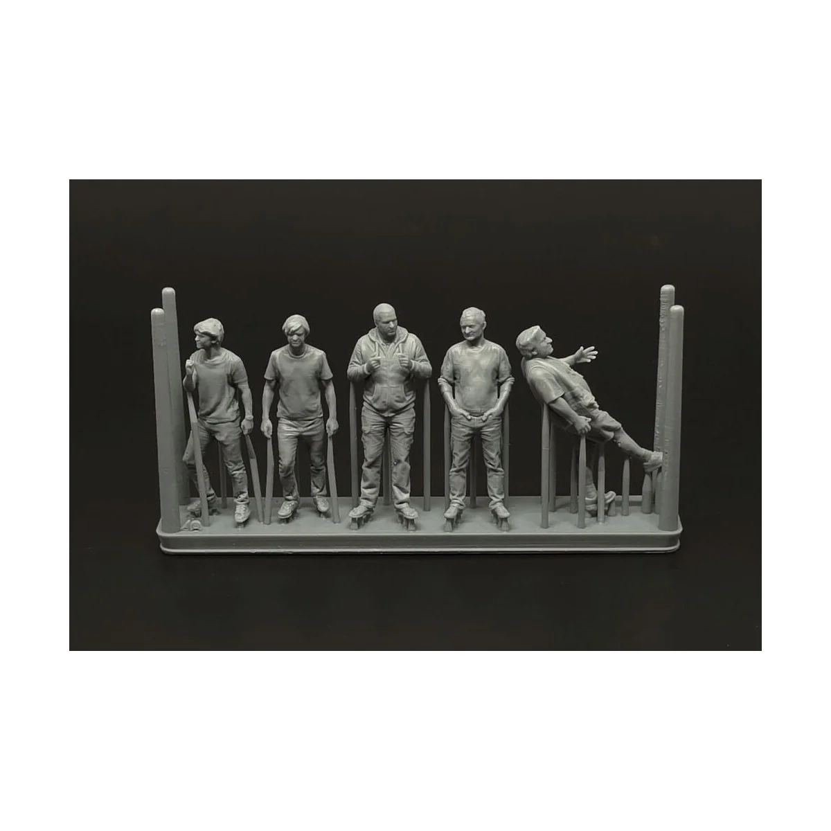 Aeroclub members-5 figures (3D print), 1/48 - Brengun BRL48188 Aeroclub members-5 figures (3D print), 1/48 - Brengun BRL48188