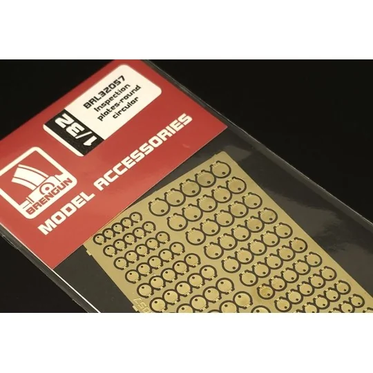 Inspection plates-round circular, 1/32 - Brengun BRL32057 Inspection plates-round circular, 1/32 - Brengun BRL32057