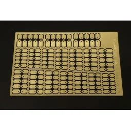 Inspection plates-round rectangular, 1/32 - Brengun BRL32058