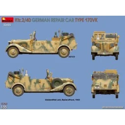 Kfz.2/40 German Repair Car Type 170VK, 1/35 - MiniArt 35495