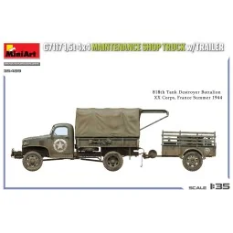 G7117 1, 5t 4x4 Maintenance Shop Truck w/Trailer, 1/35 - MiniArt 35498