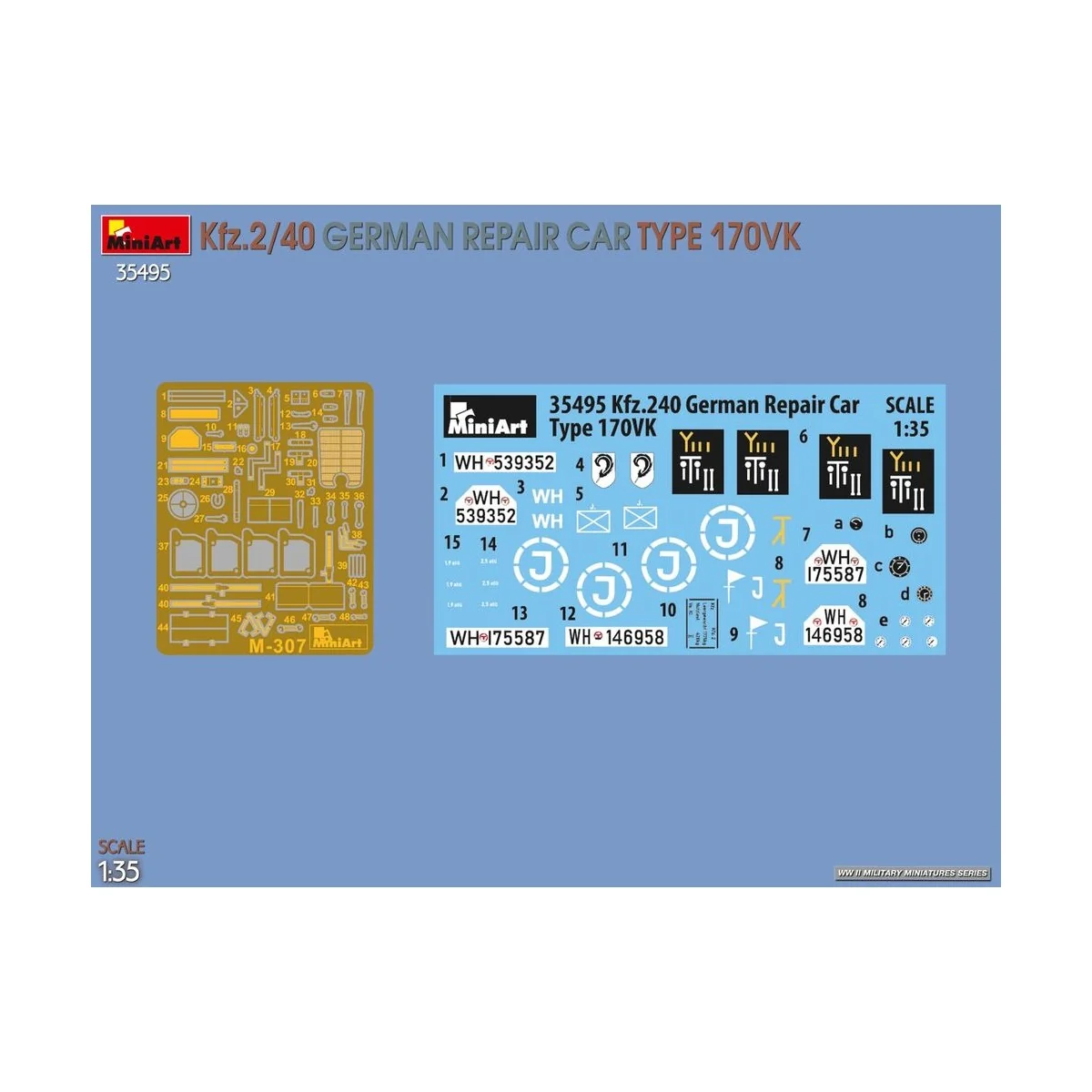 Kfz.2/40 German Repair Car Type 170VK, 1/35 - MiniArt 35495 Kfz.2/40 German Repair Car Type 170VK, 1/35 - MiniArt 35495