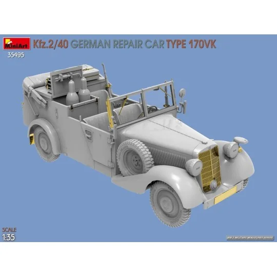 Kfz.2/40 German Repair Car Type 170VK, 1/35 - MiniArt 35495 Kfz.2/40 German Repair Car Type 170VK, 1/35 - MiniArt 35495