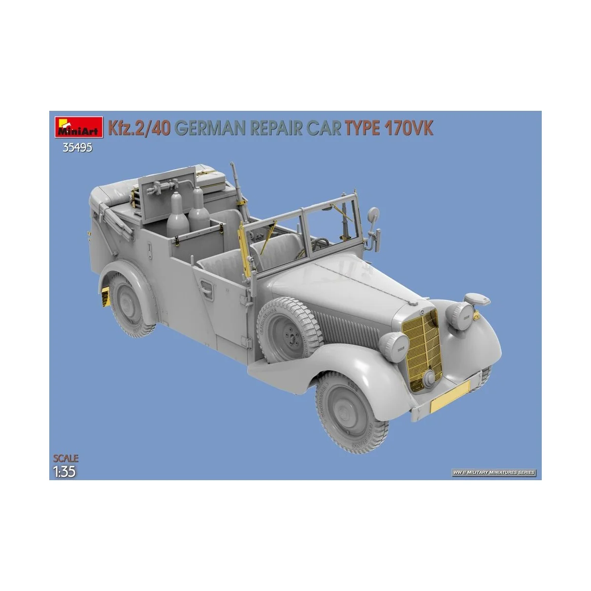 Kfz.2/40 German Repair Car Type 170VK, 1/35 - MiniArt 35495 Kfz.2/40 German Repair Car Type 170VK, 1/35 - MiniArt 35495