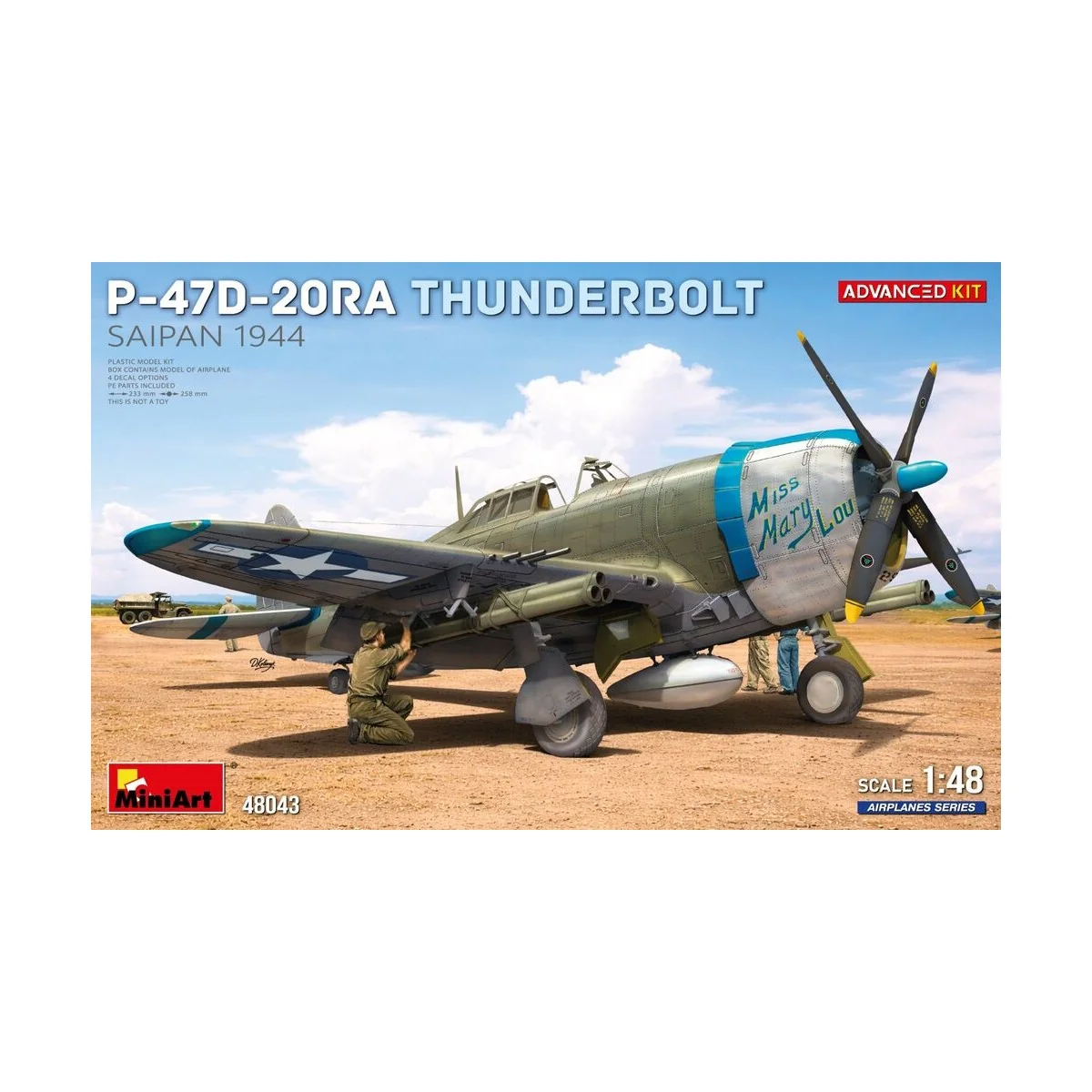 P-47D-20RA Thunderbolt. Saipan, 1944. Advanced Kit, 1/48 - MiniArt ... P-47D-20RA Thunderbolt. Saipan, 1944. Advanced Kit, 1/48 - MiniArt ...