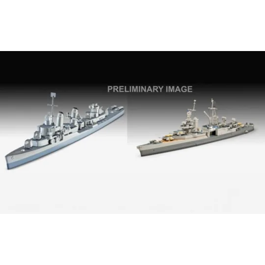 Pacific Warriors (USS Fletcher & USS Indianapolis), 1/700 - Revell ...