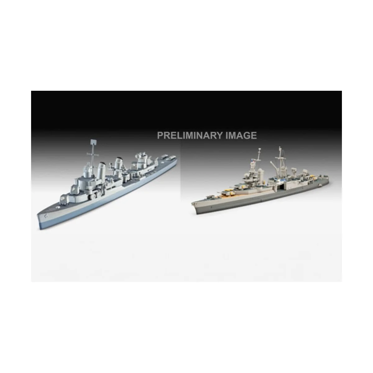 Pacific Warriors (USS Fletcher & USS Indianapolis), 1/700 - Revell ...