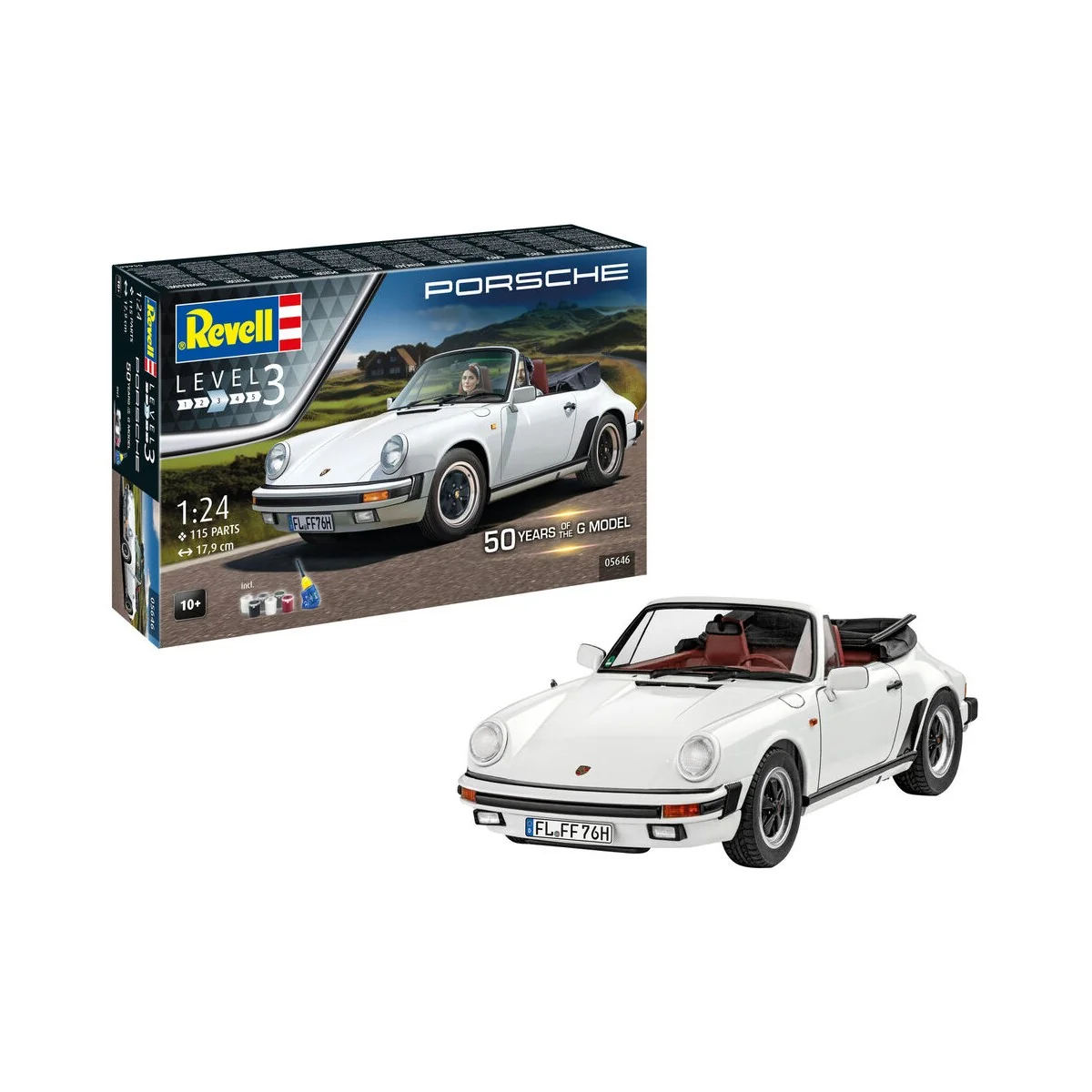 50 Years of Porsche 911 G-Model (Cabriolet), 1/24 - Revell 05646