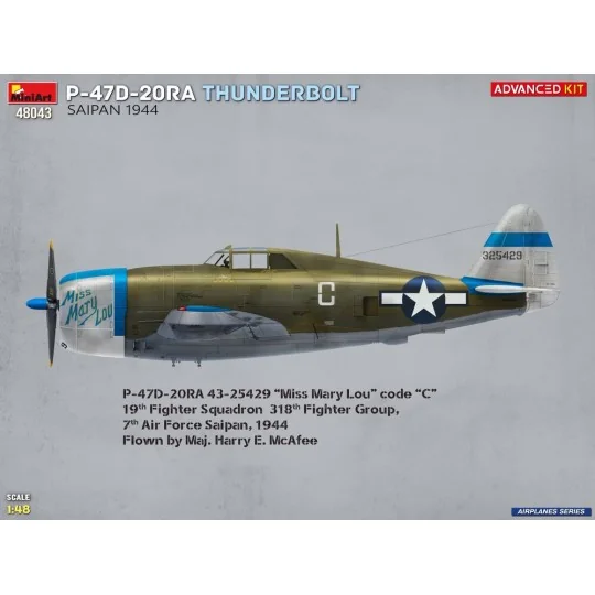 P-47D-20RA Thunderbolt. Saipan, 1944. Advanced Kit, 1/48 - MiniArt ... P-47D-20RA Thunderbolt. Saipan, 1944. Advanced Kit, 1/48 - MiniArt ...