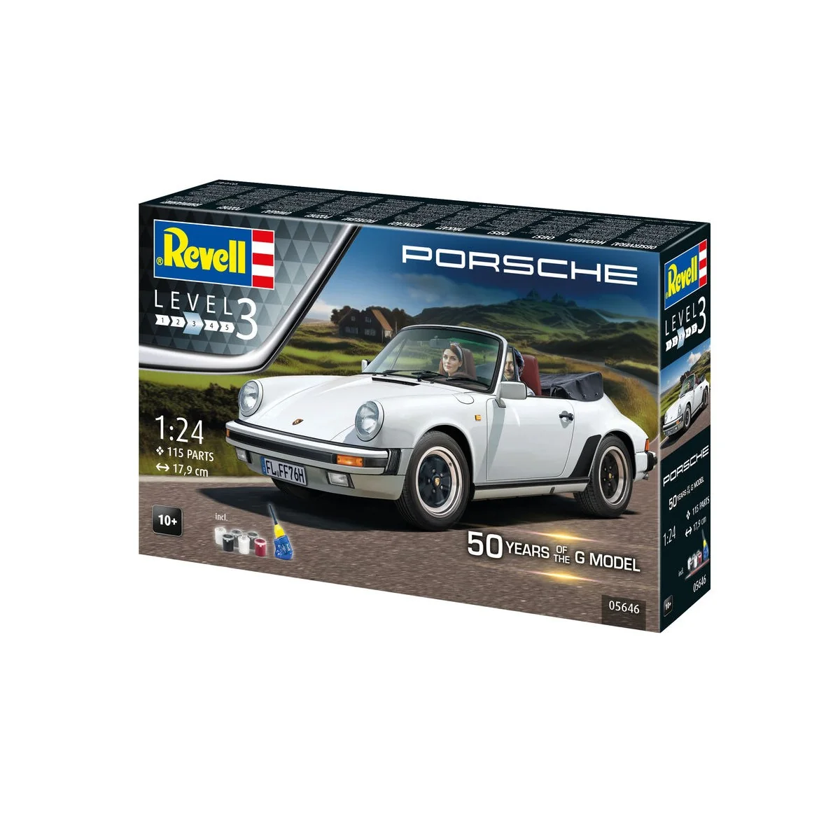 50 Years of Porsche 911 G-Model (Cabriolet), 1/24 - Revell 05646