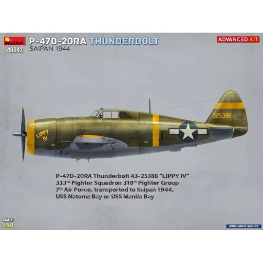 P-47D-20RA Thunderbolt. Saipan, 1944. Advanced Kit, 1/48 - MiniArt ... P-47D-20RA Thunderbolt. Saipan, 1944. Advanced Kit, 1/48 - MiniArt ...